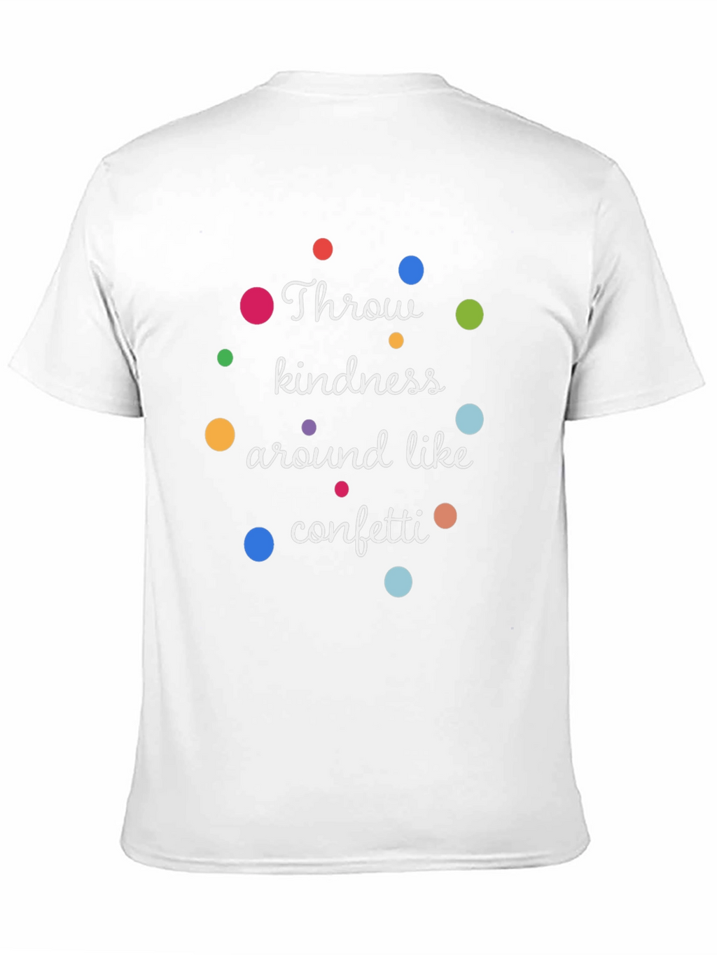 Kindness Confetti Black T-Shirt
