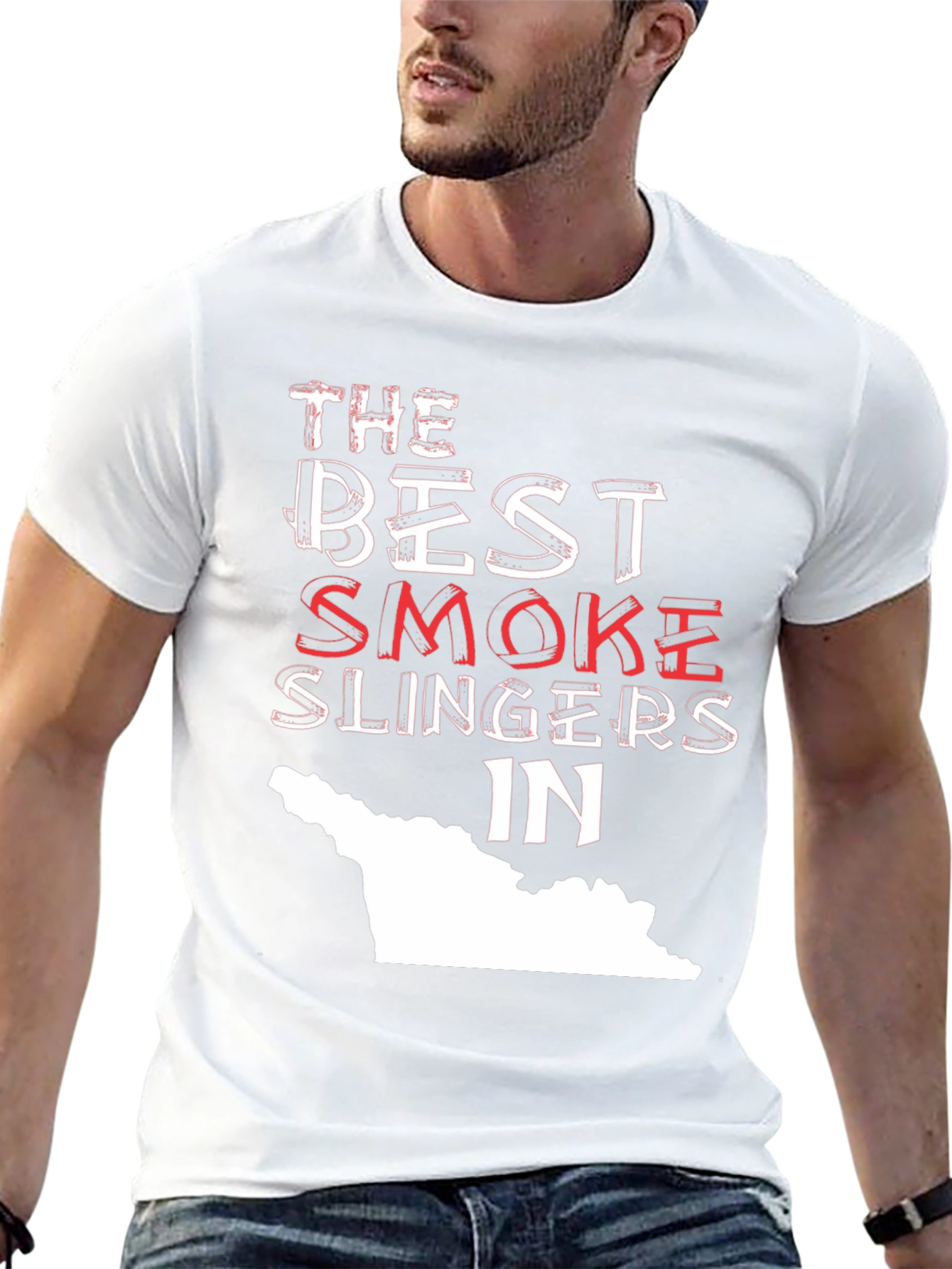 Smoke Slingers T-Shirt - Black Graphic Tee