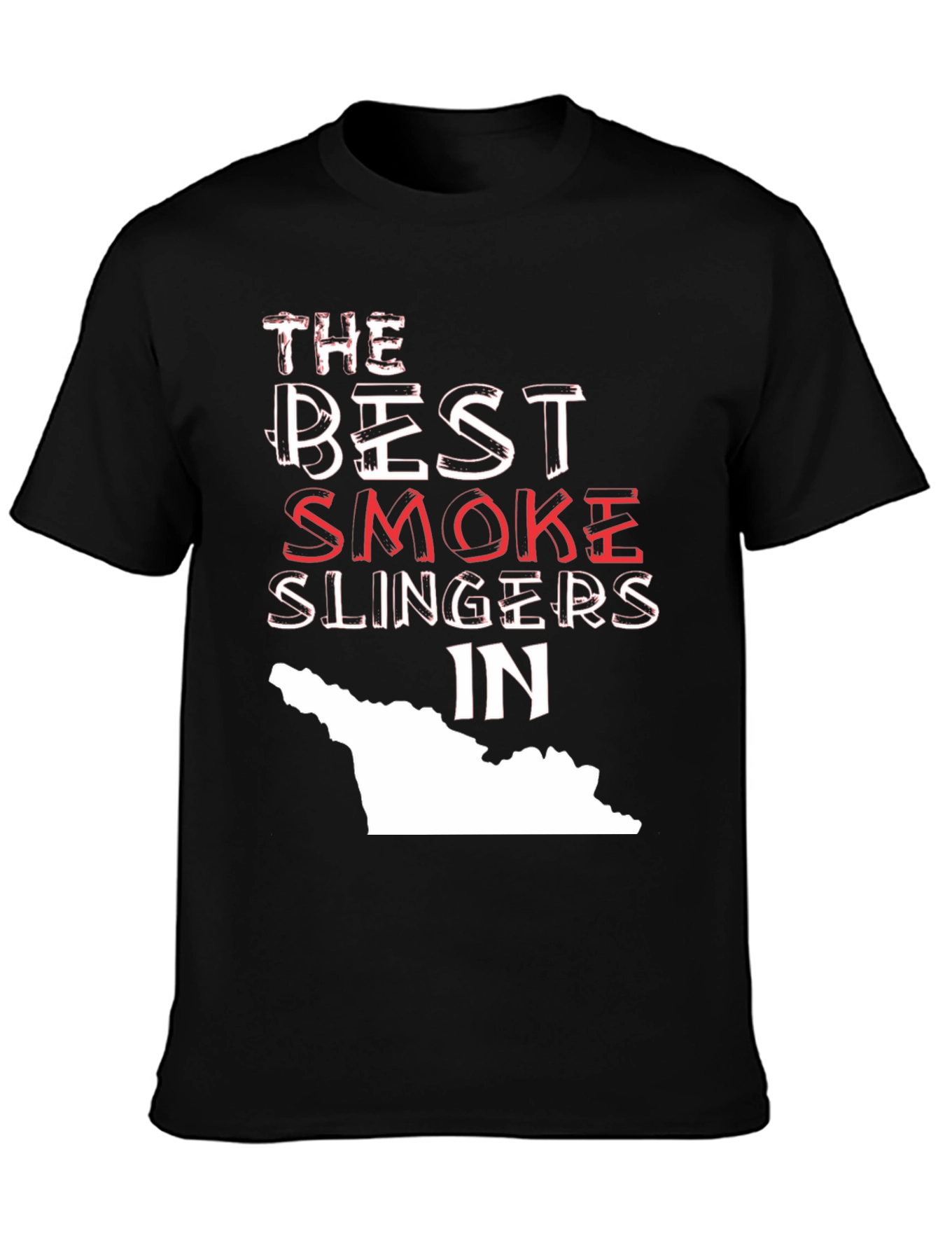 Smoke Slingers T-Shirt - Black Graphic Tee