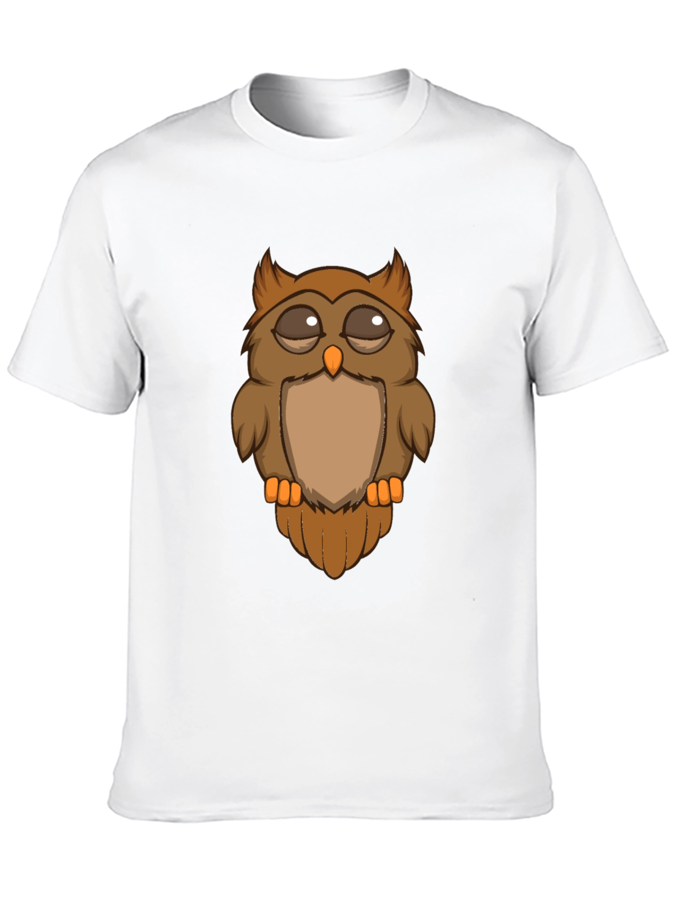 Cool Owl Graphic Tee - Mens Black T-Shirt