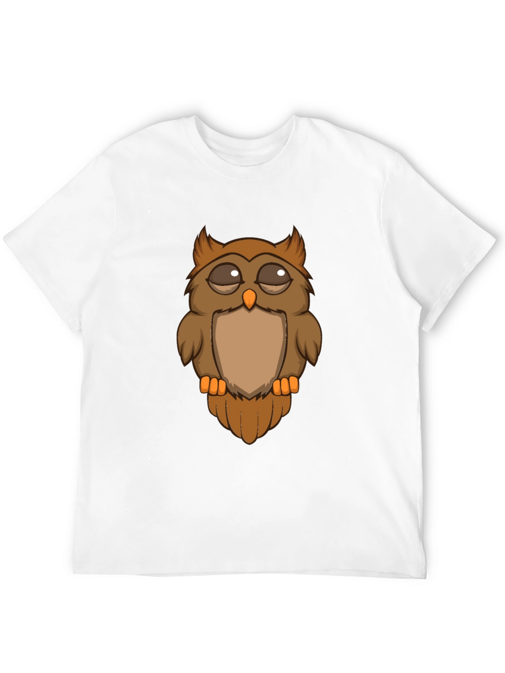Cool Owl Graphic Tee - Mens Black T-Shirt