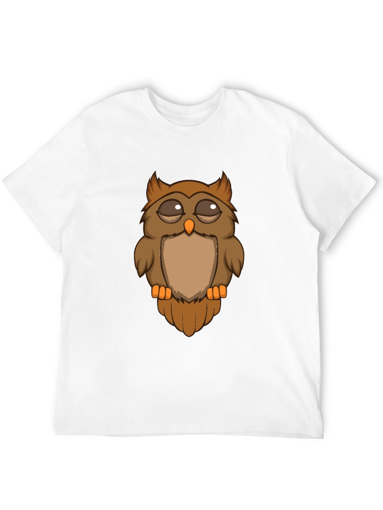 Cool Owl Graphic Tee - Mens Black T-Shirt