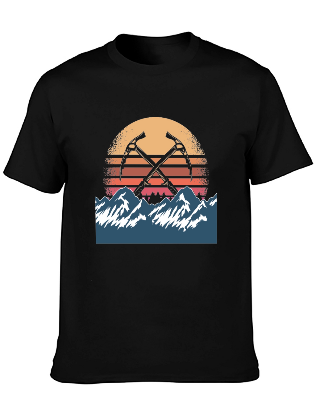 Mountain Sunset Climber Tee - Adventure Awaits