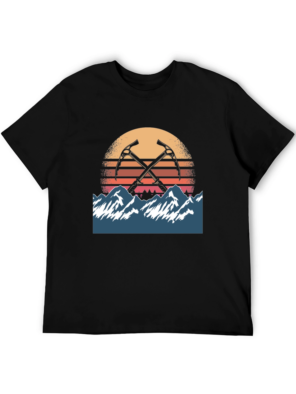 Mountain Sunset Climber Tee - Adventure Awaits