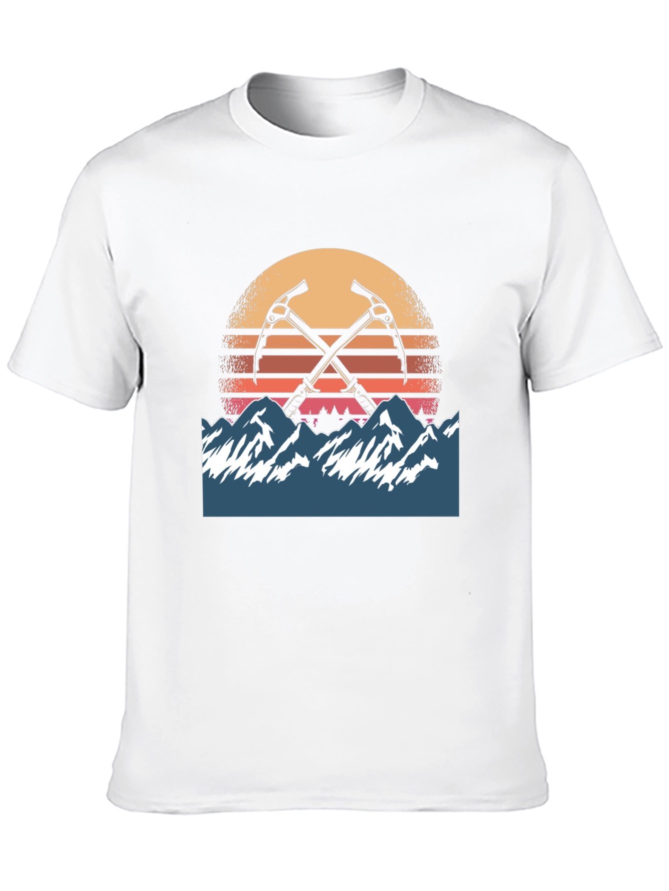 Mountain Sunset Climber Tee - Adventure Awaits