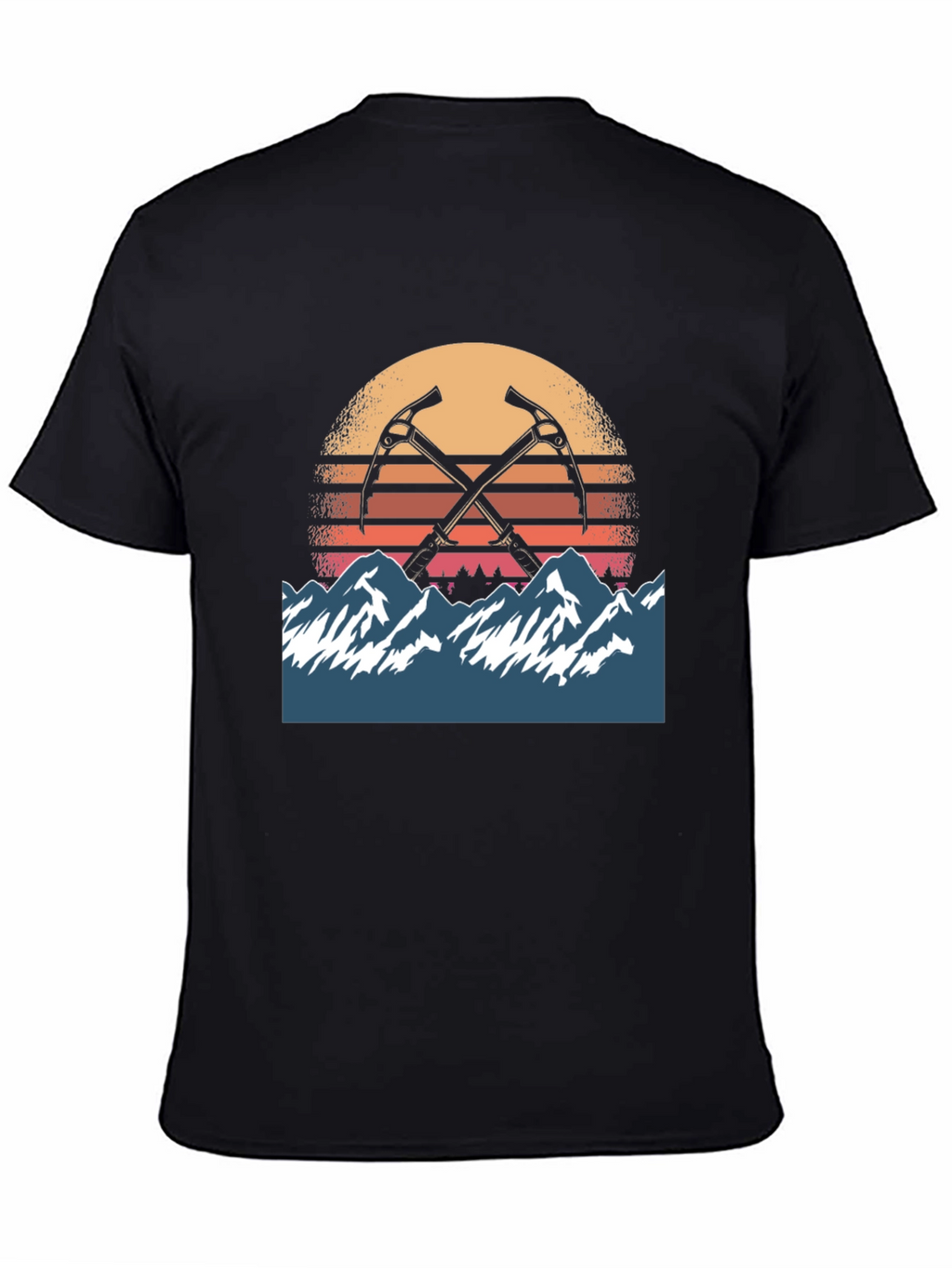 Mountain Sunset Climber Tee - Adventure Awaits