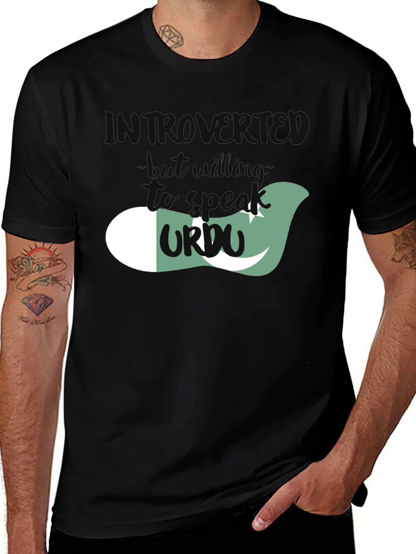 Introvert Urdu Speaker Graphic Tee