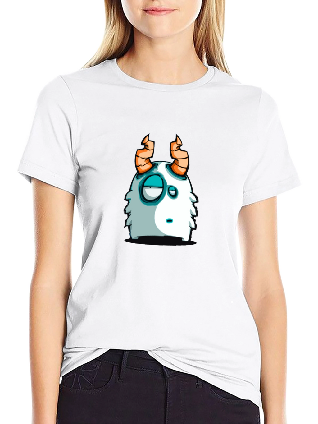 Funny Monster Graphic T-Shirt