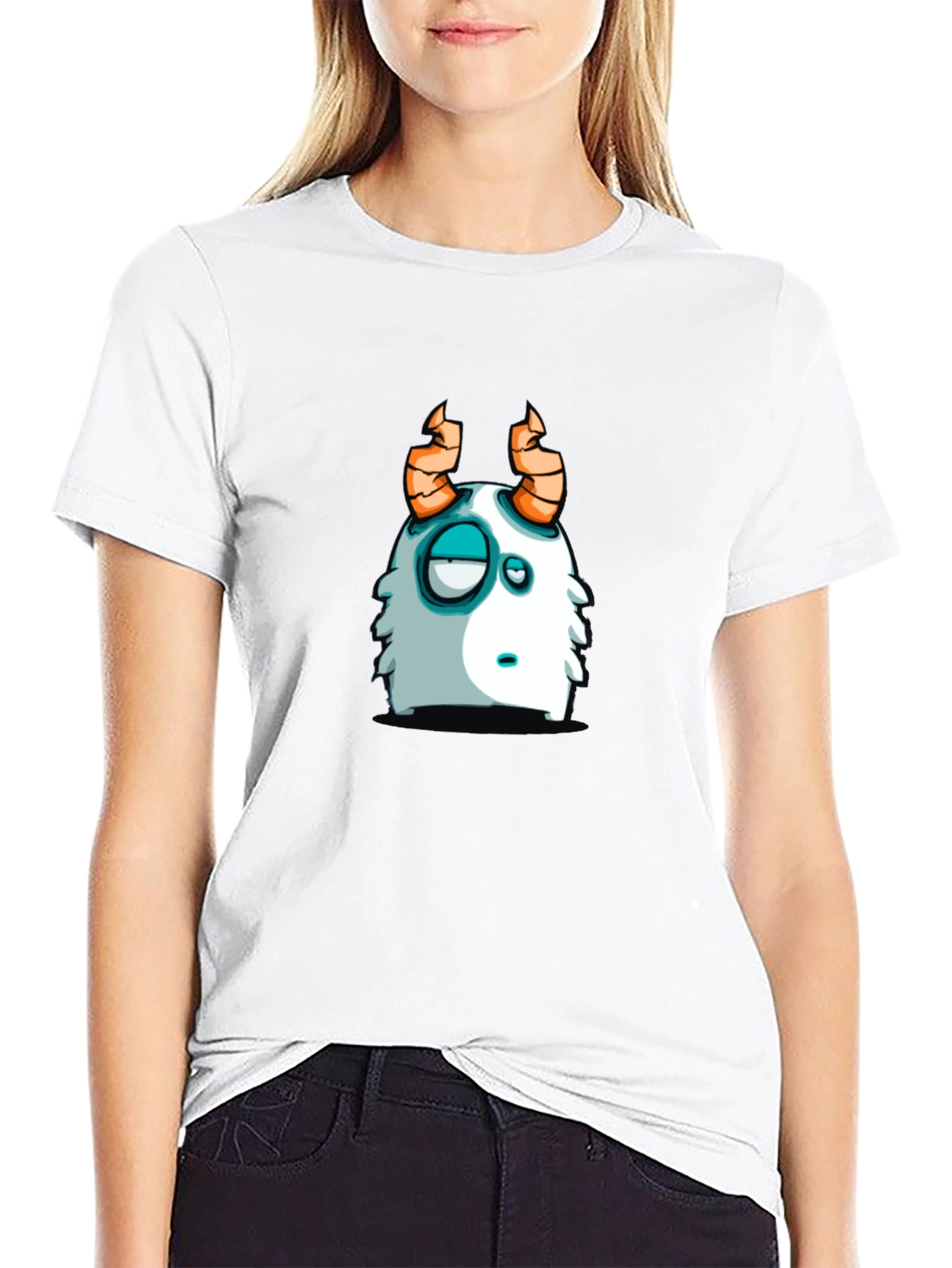 Funny Monster Graphic T-Shirt