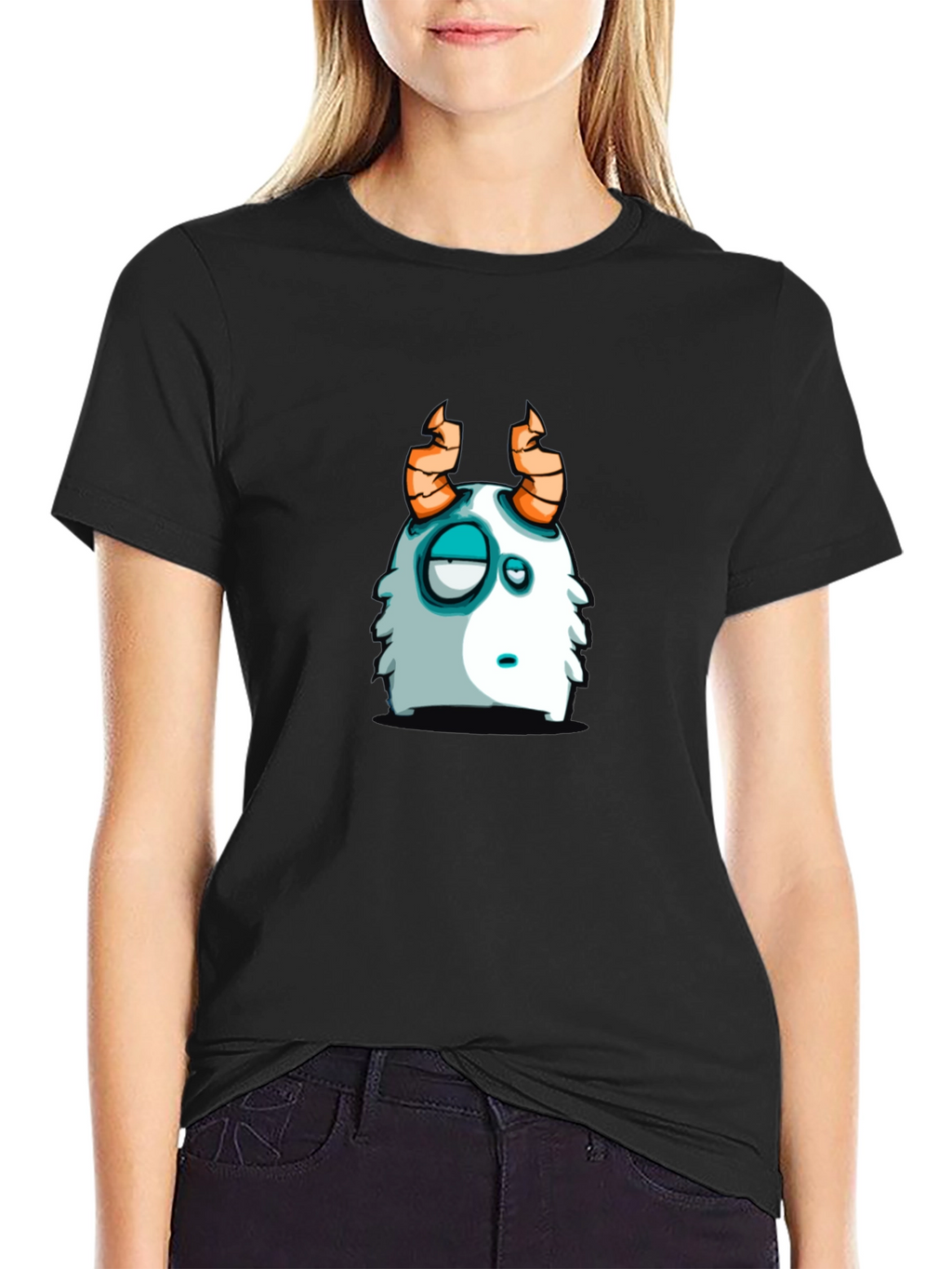 Funny Monster Graphic T-Shirt
