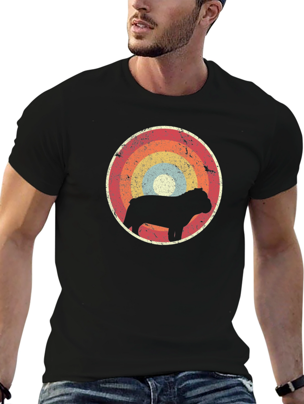 Retro Capybara Graphic T-Shirt