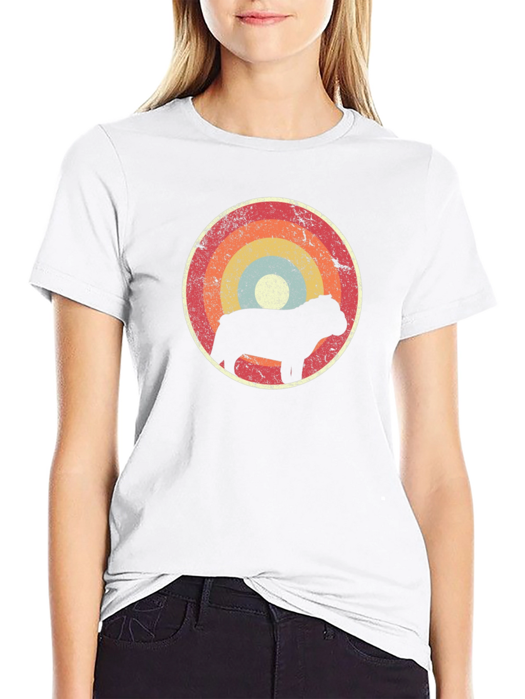 Retro Capybara Graphic T-Shirt