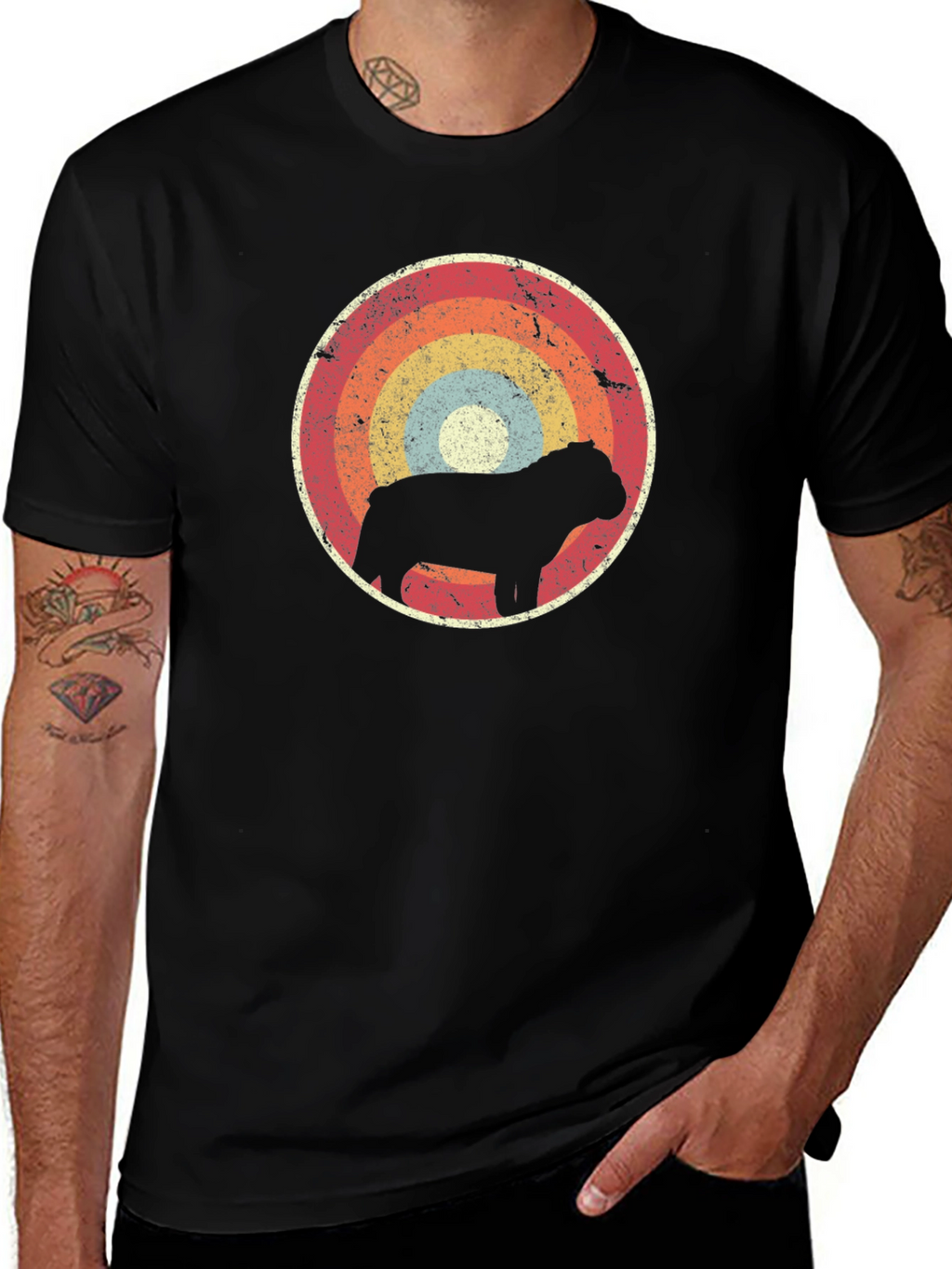 Retro Capybara Graphic T-Shirt