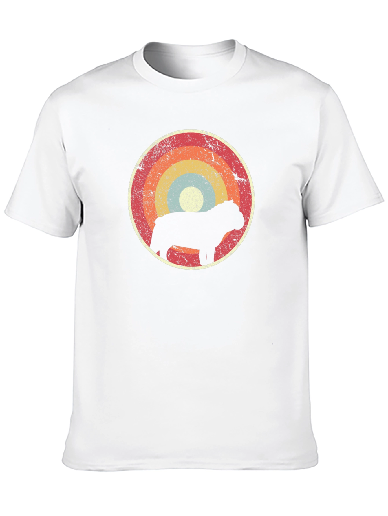 Retro Capybara Graphic T-Shirt