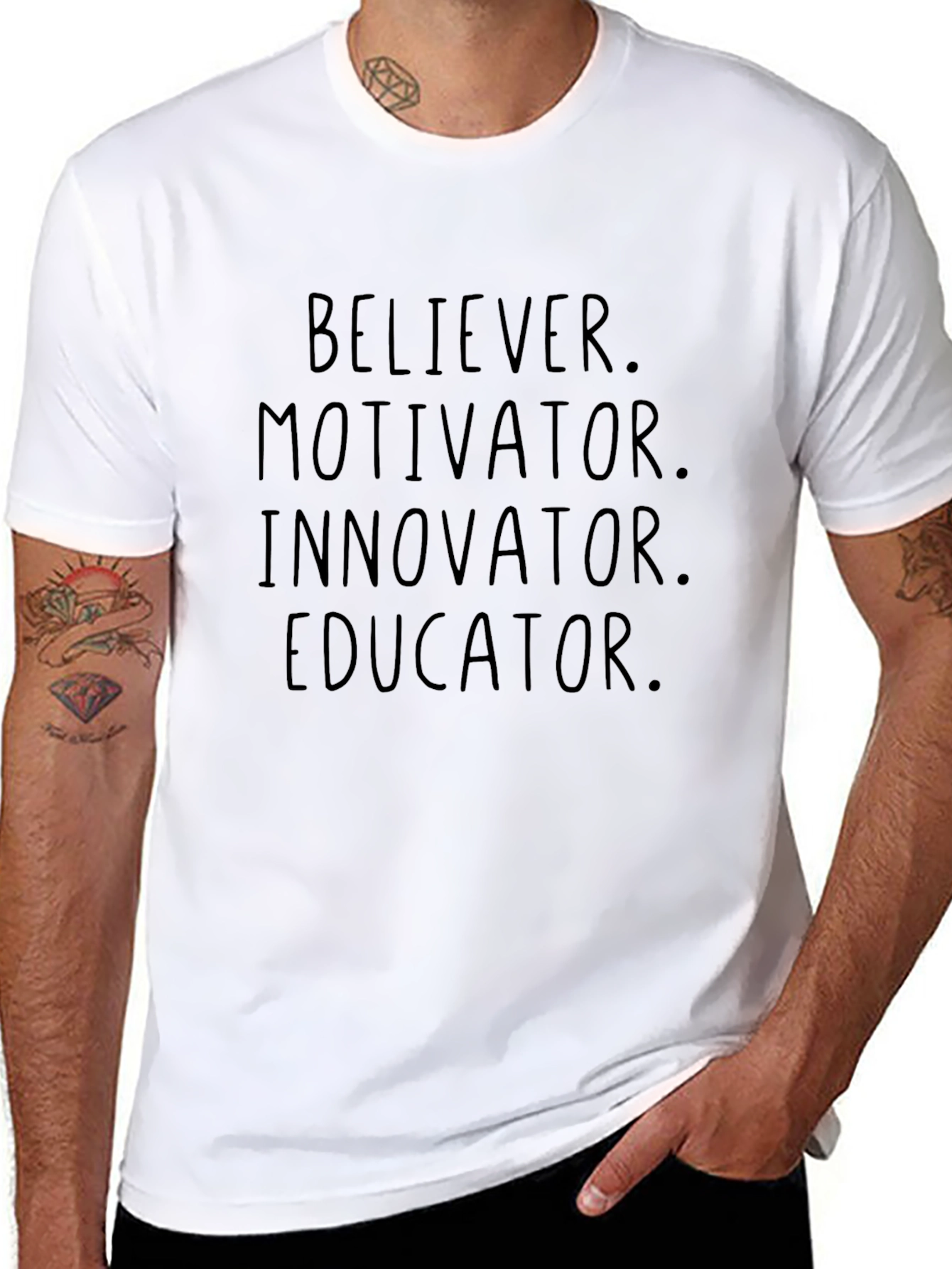 Believer Motivator Innovator Educator Tee