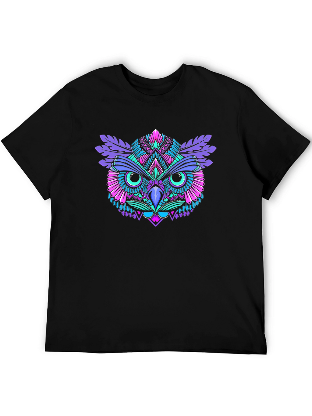 Vibrant Owl Graphic Tee - Unique Design