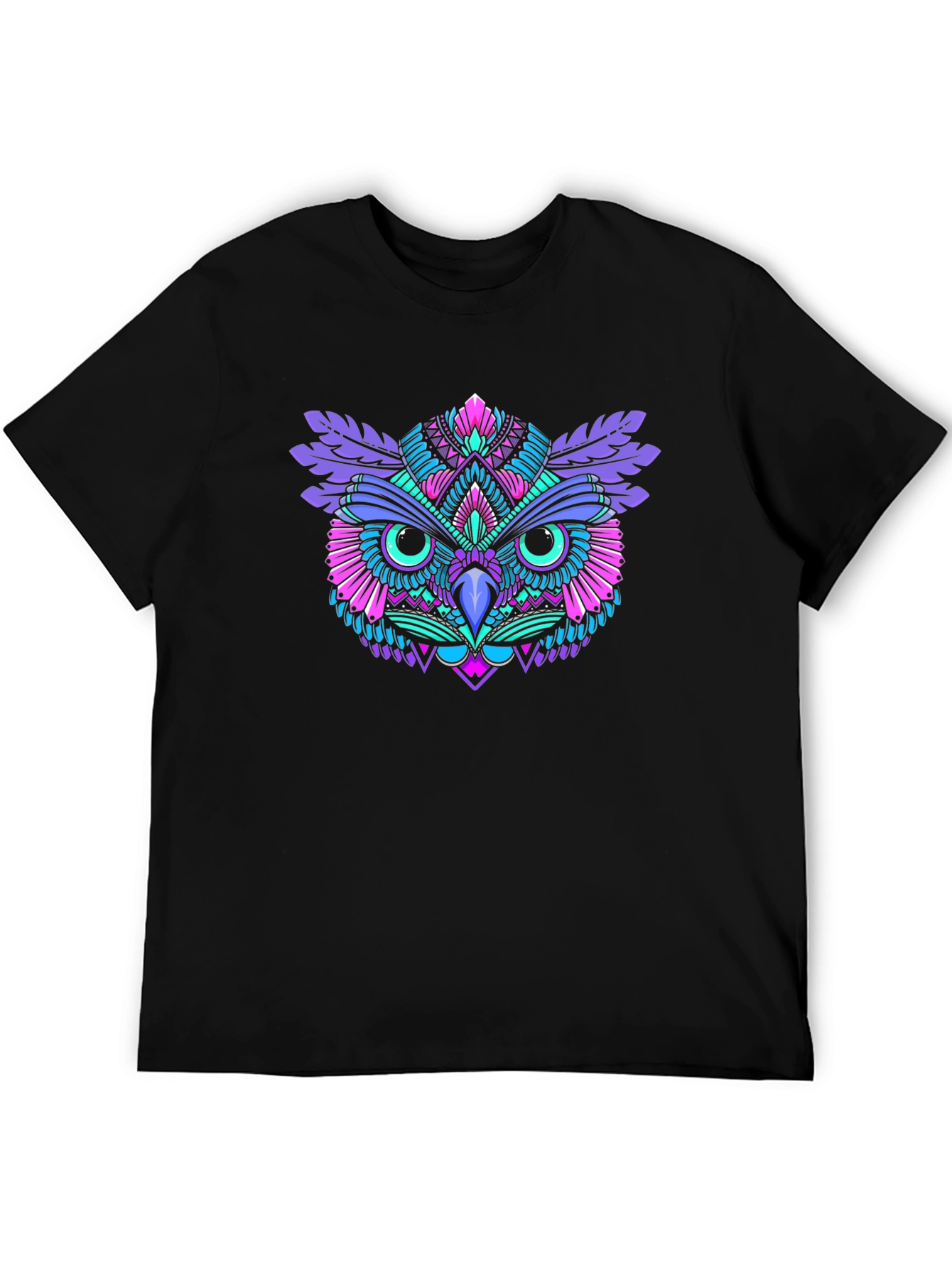 Vibrant Owl Graphic Tee - Unique Design