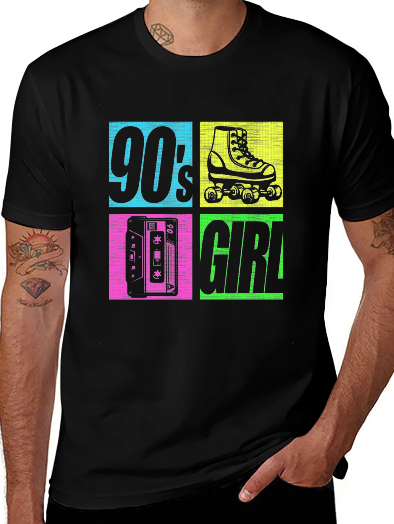90s Girl Graphic T-Shirt - Retro Style Tee