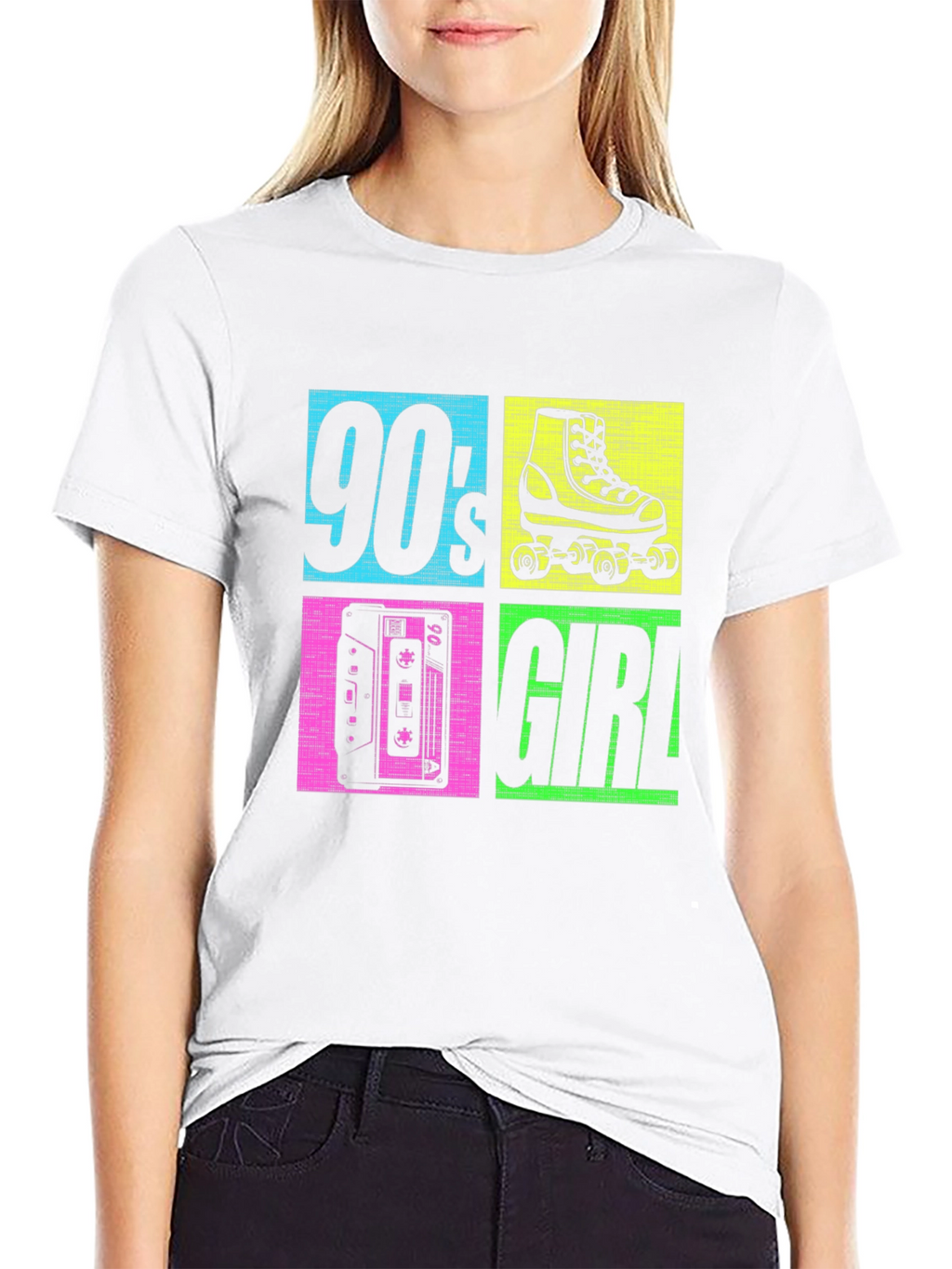 90s Girl Graphic T-Shirt - Retro Style Tee