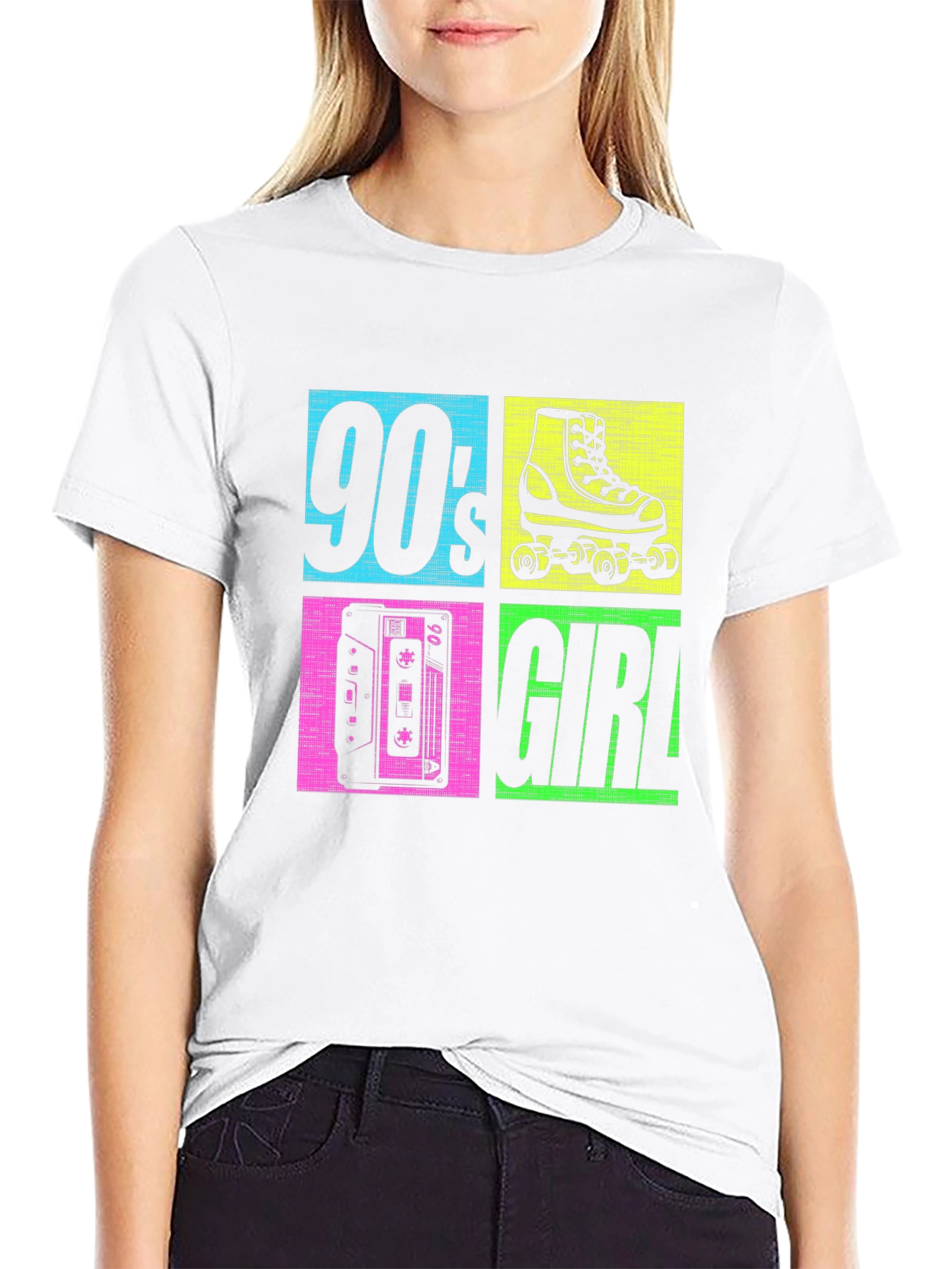 90s Girl Graphic T-Shirt - Retro Style Tee