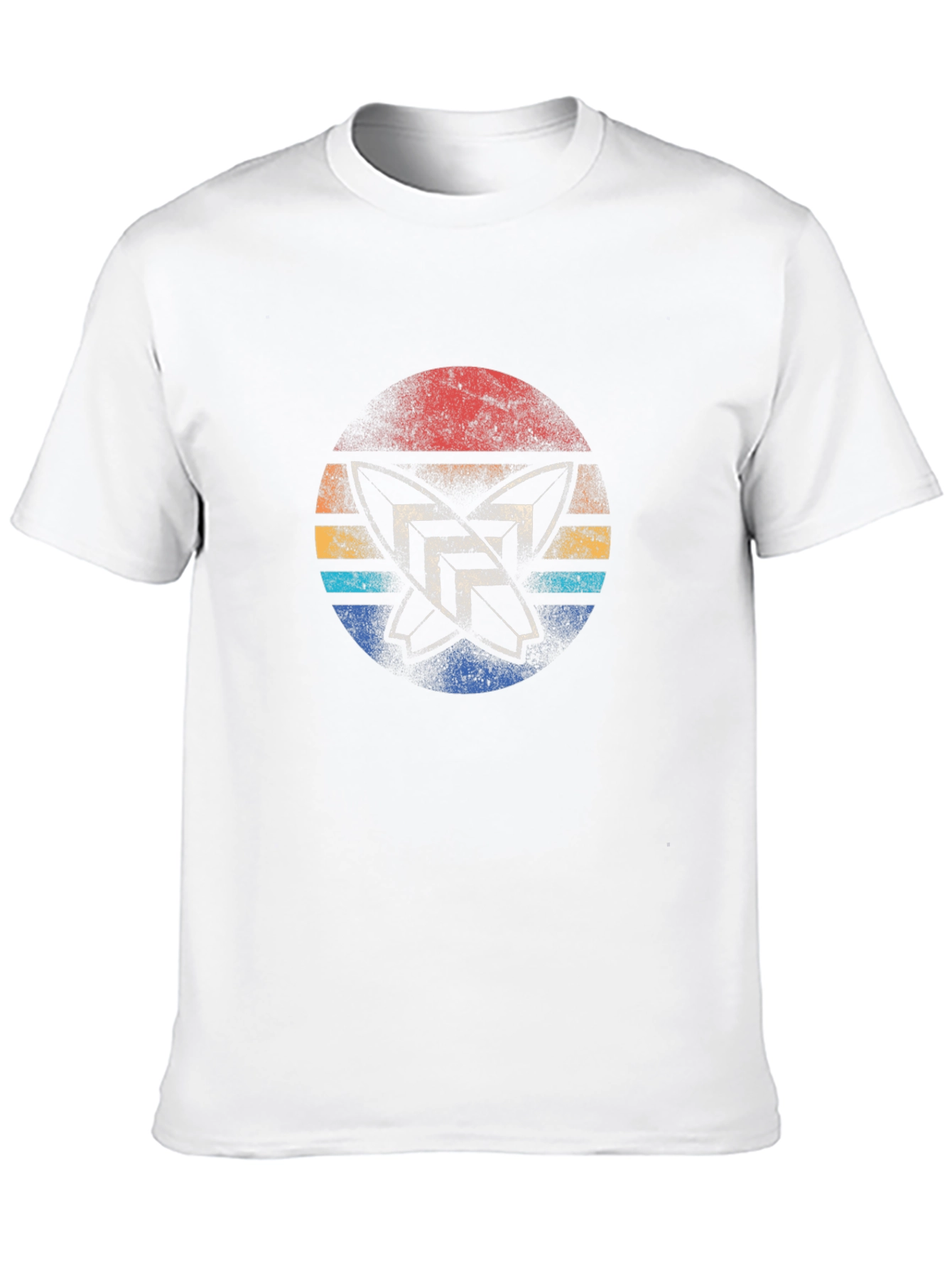 Retro Surfboards Graphic T-Shirt - Black