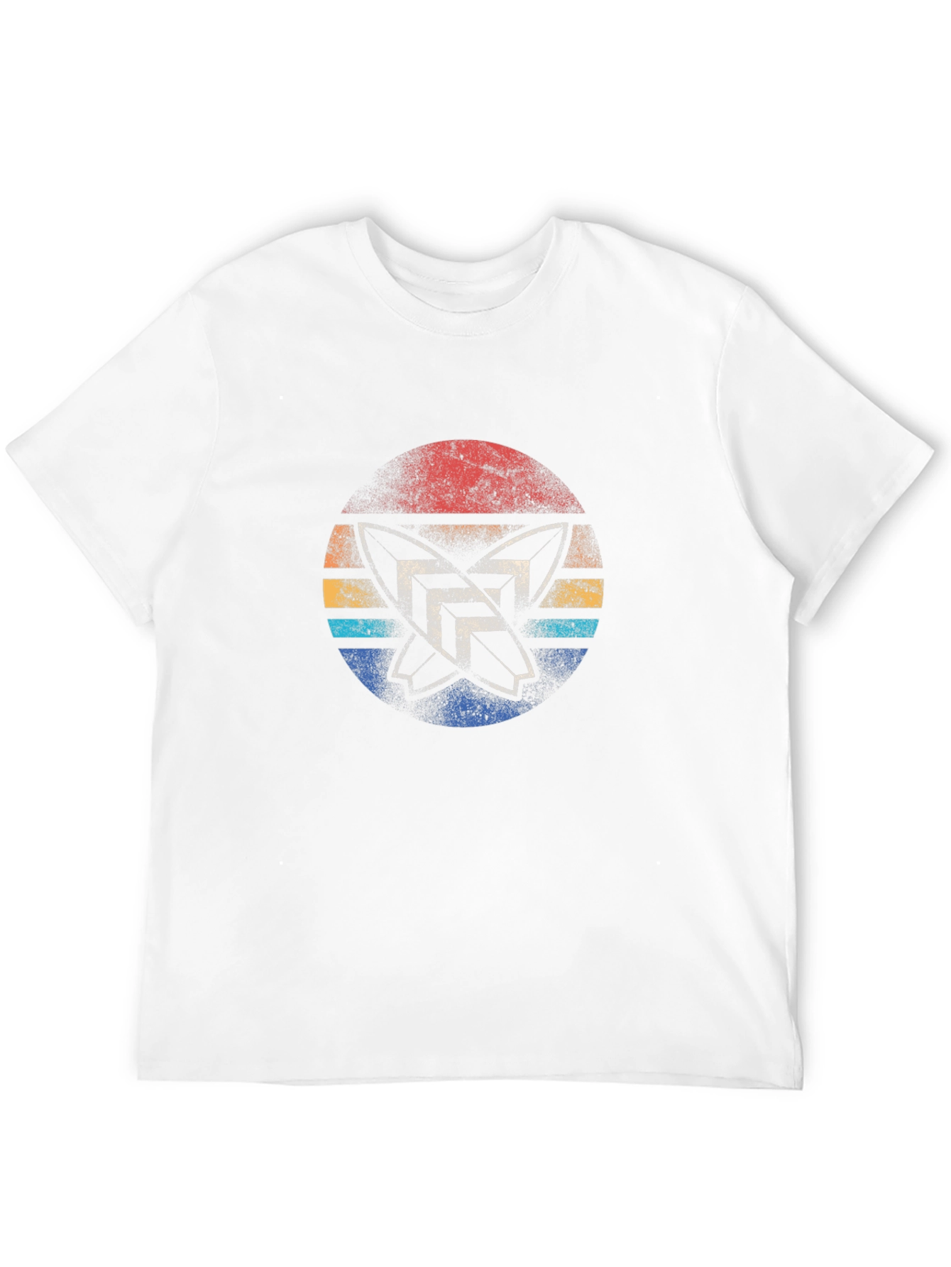 Retro Surfboards Graphic T-Shirt - Black