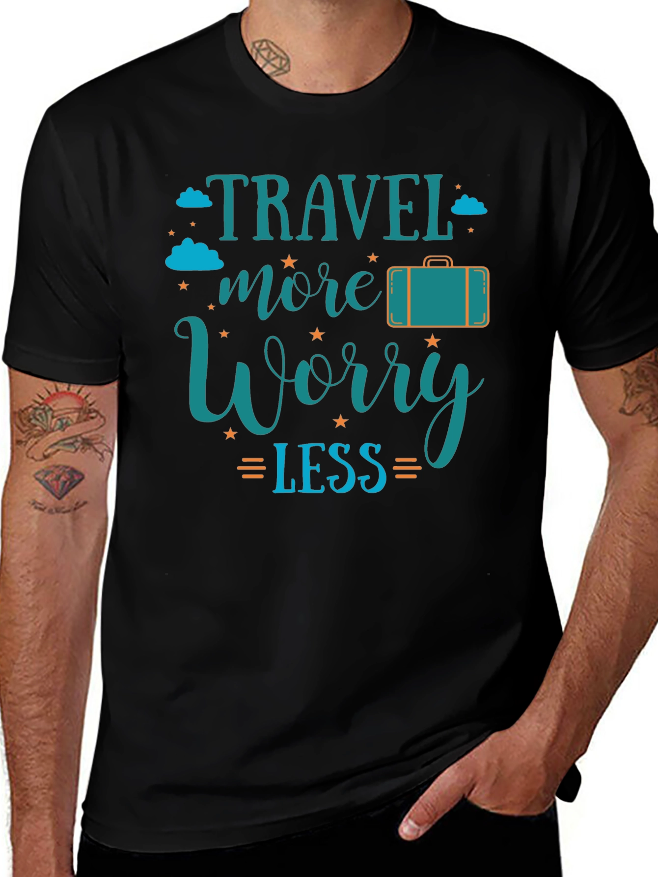 Travel More Worry Less Graphic Tee