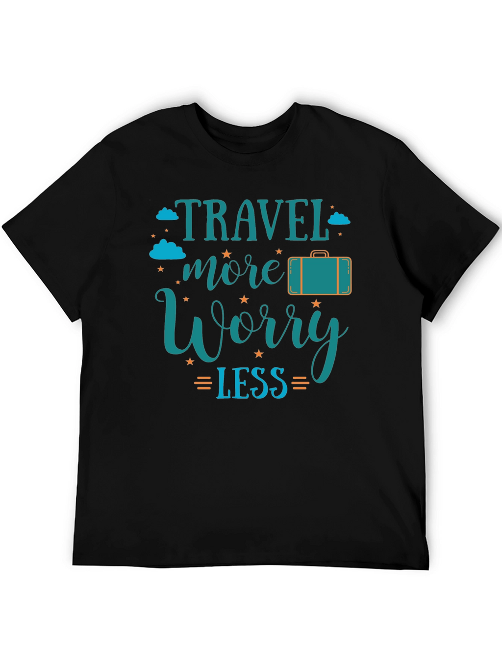 Travel More Worry Less Graphic Tee