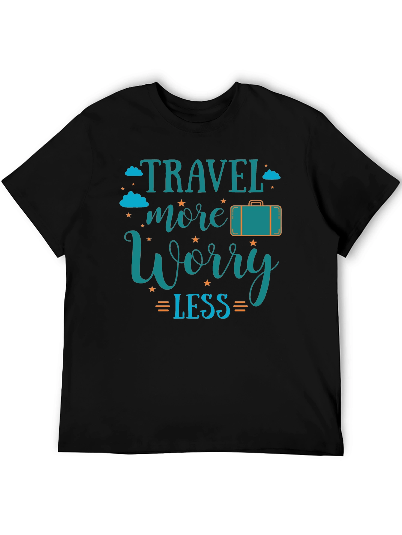 Travel More Worry Less Graphic Tee