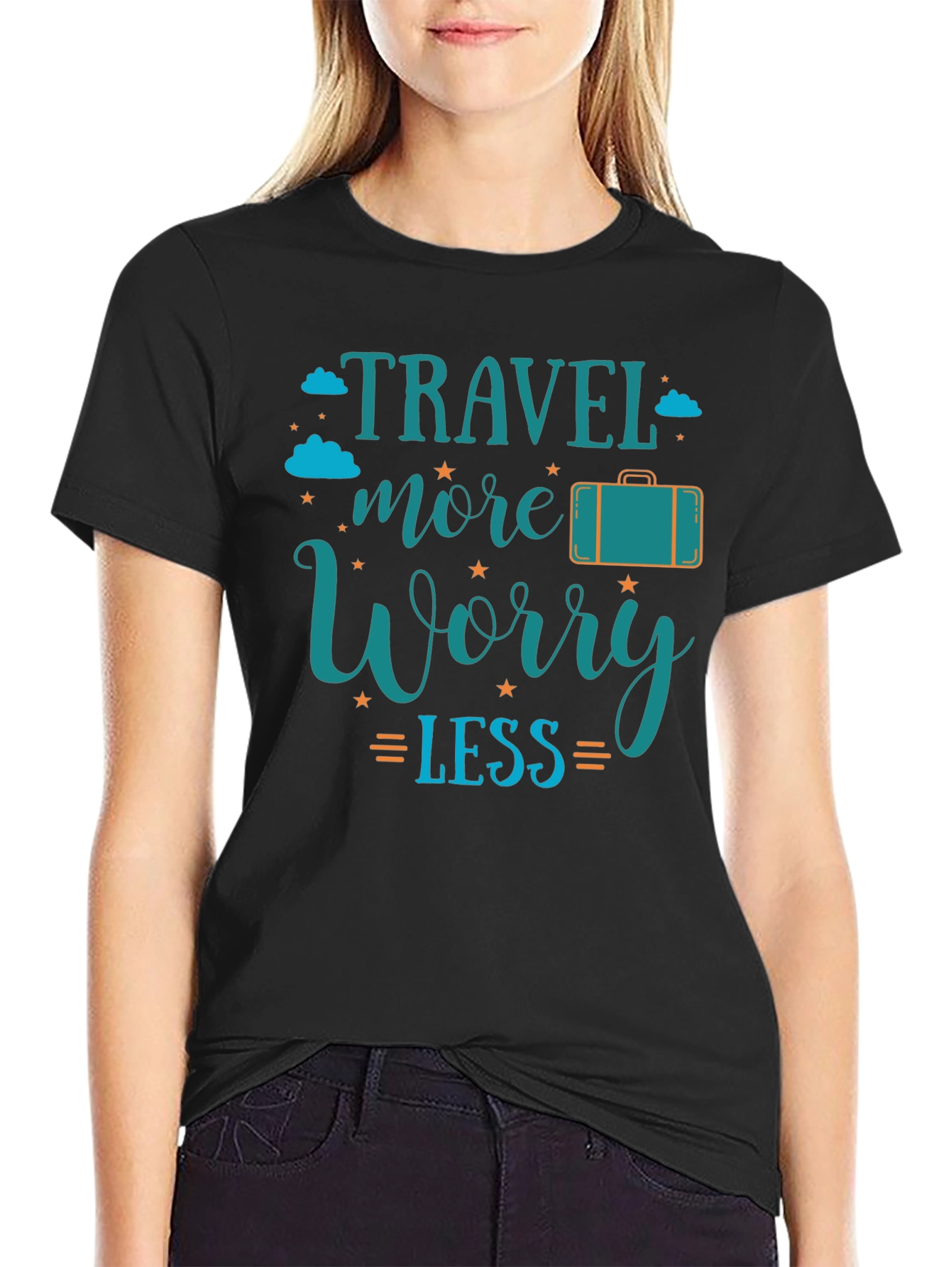 Travel More Worry Less Graphic Tee