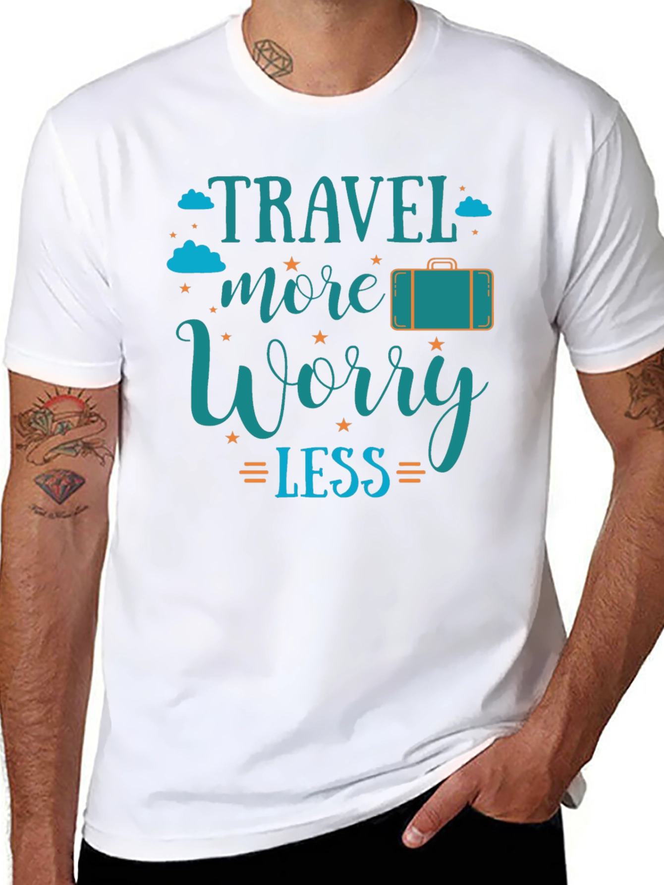 Travel More Worry Less Graphic Tee