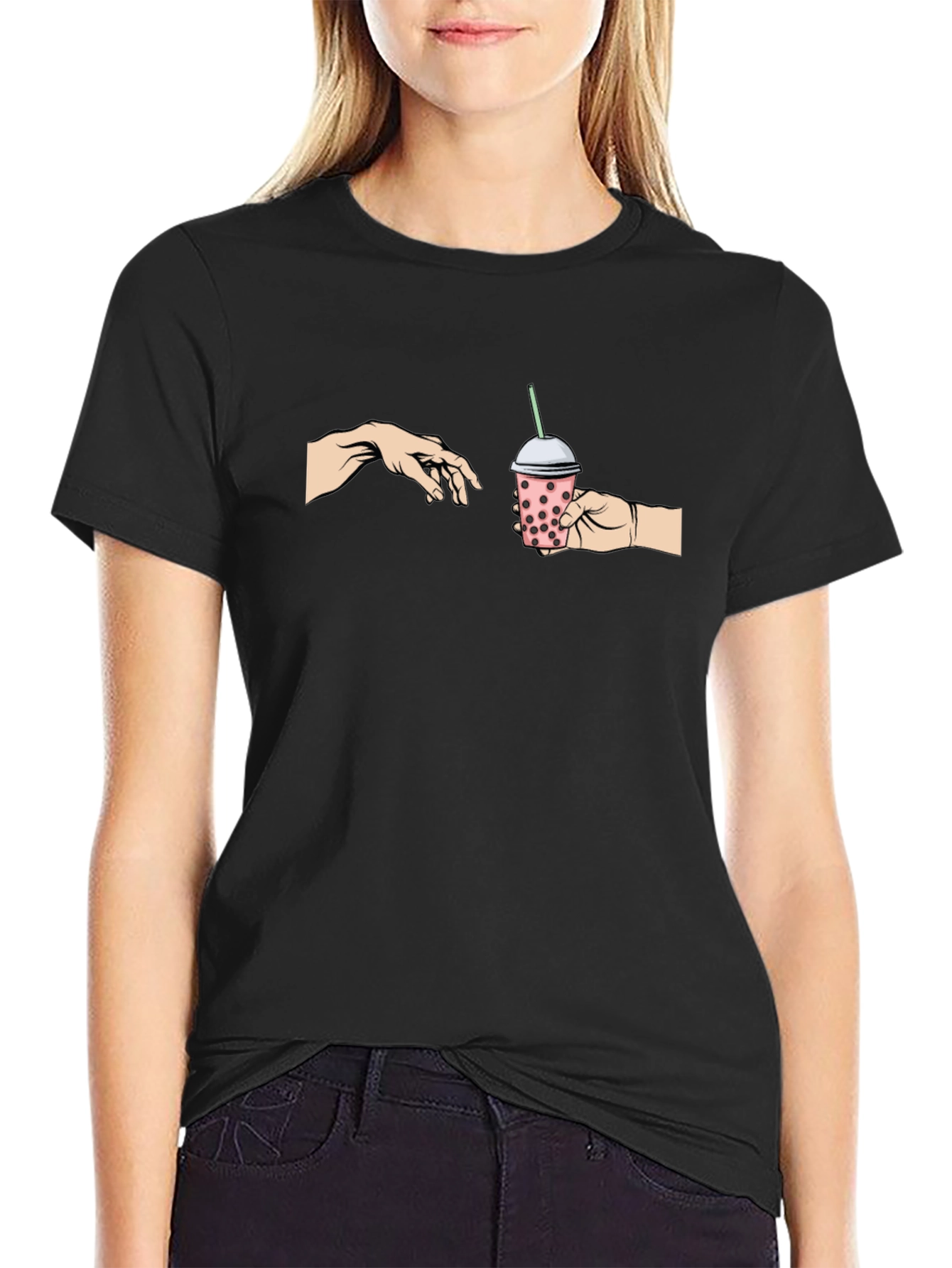 Creation of Boba Tea T-Shirt - Funny Graphic Tee