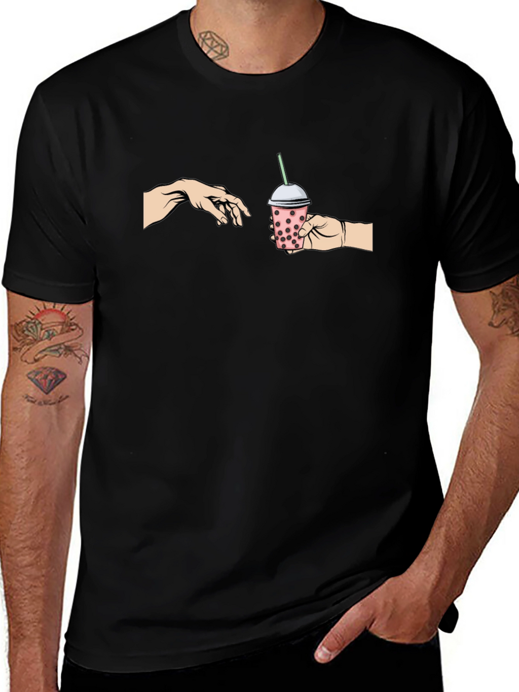 Creation of Boba Tea T-Shirt - Funny Graphic Tee