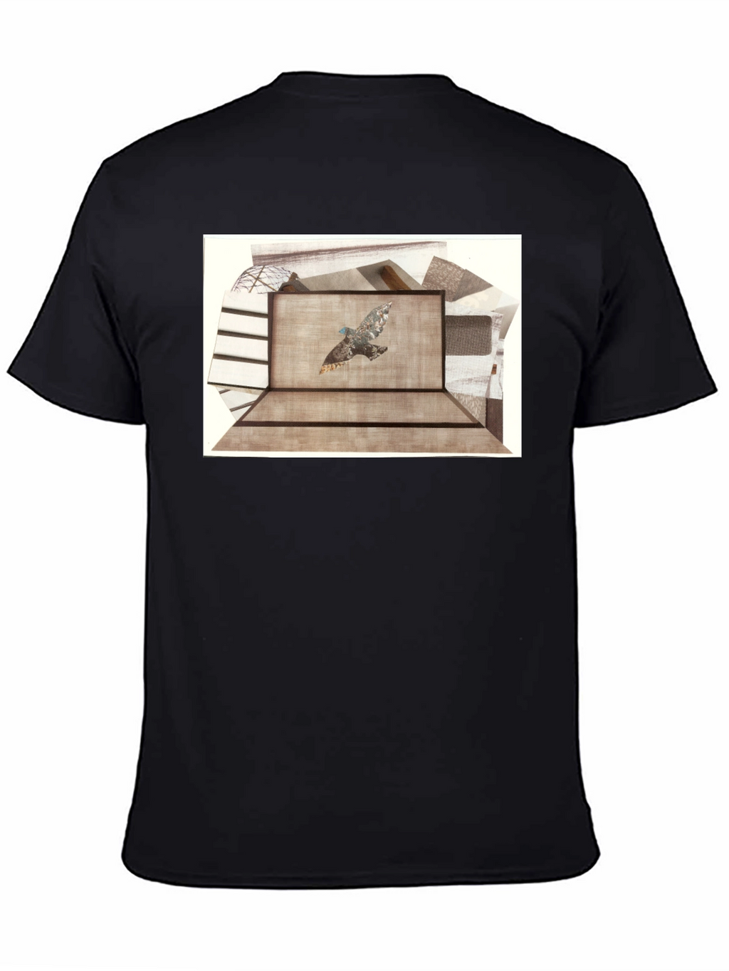 Abstract Bird Graphic Tee - Unisex