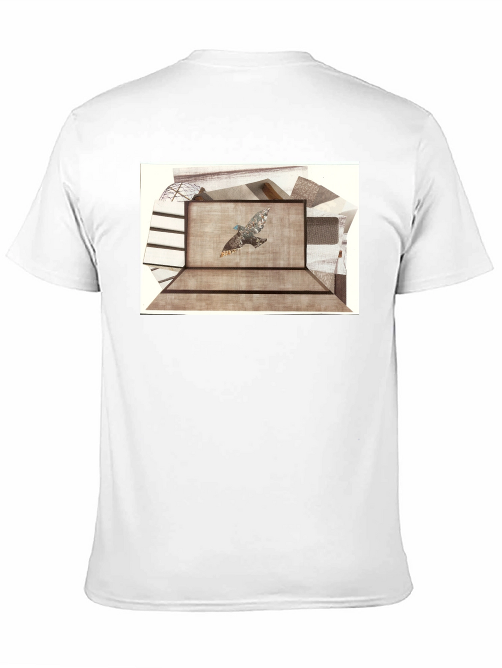 Abstract Bird Graphic Tee - Unisex