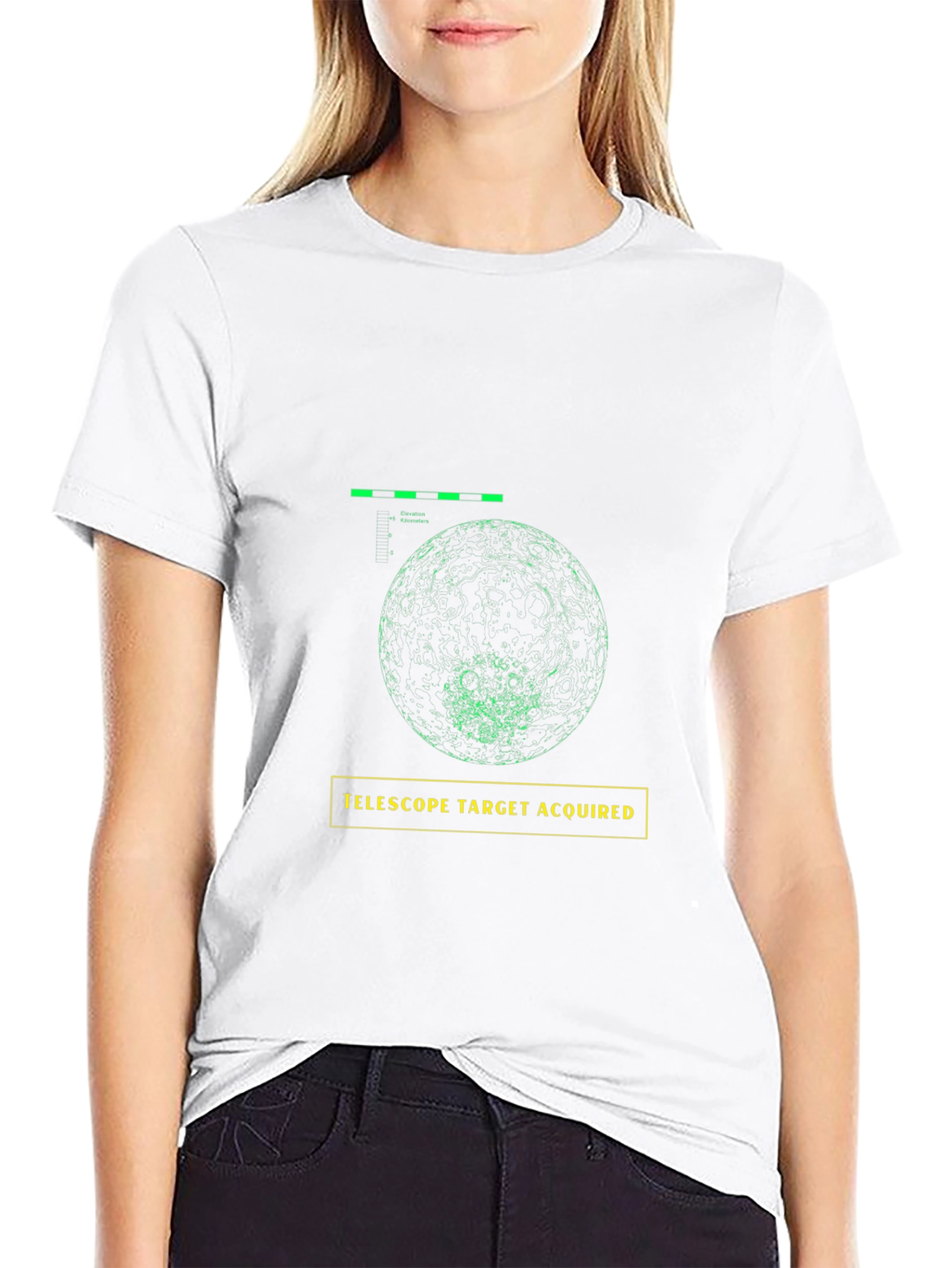 Telescope Target Acquired Graphic T-Shirt