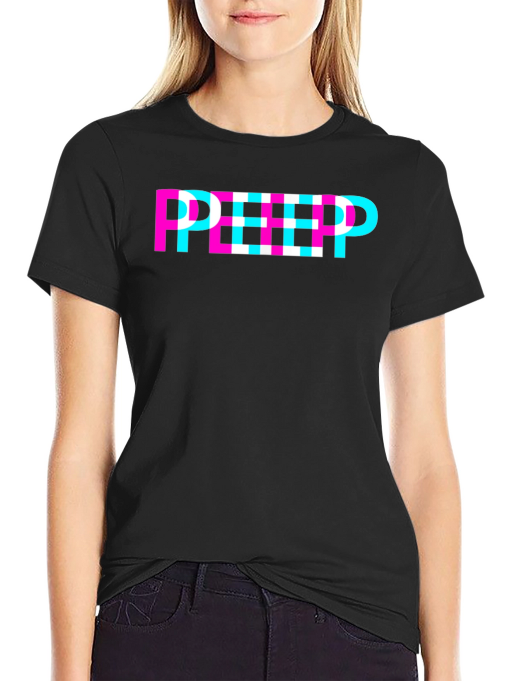Retro Style PEEP Graphic Tee - Unisex