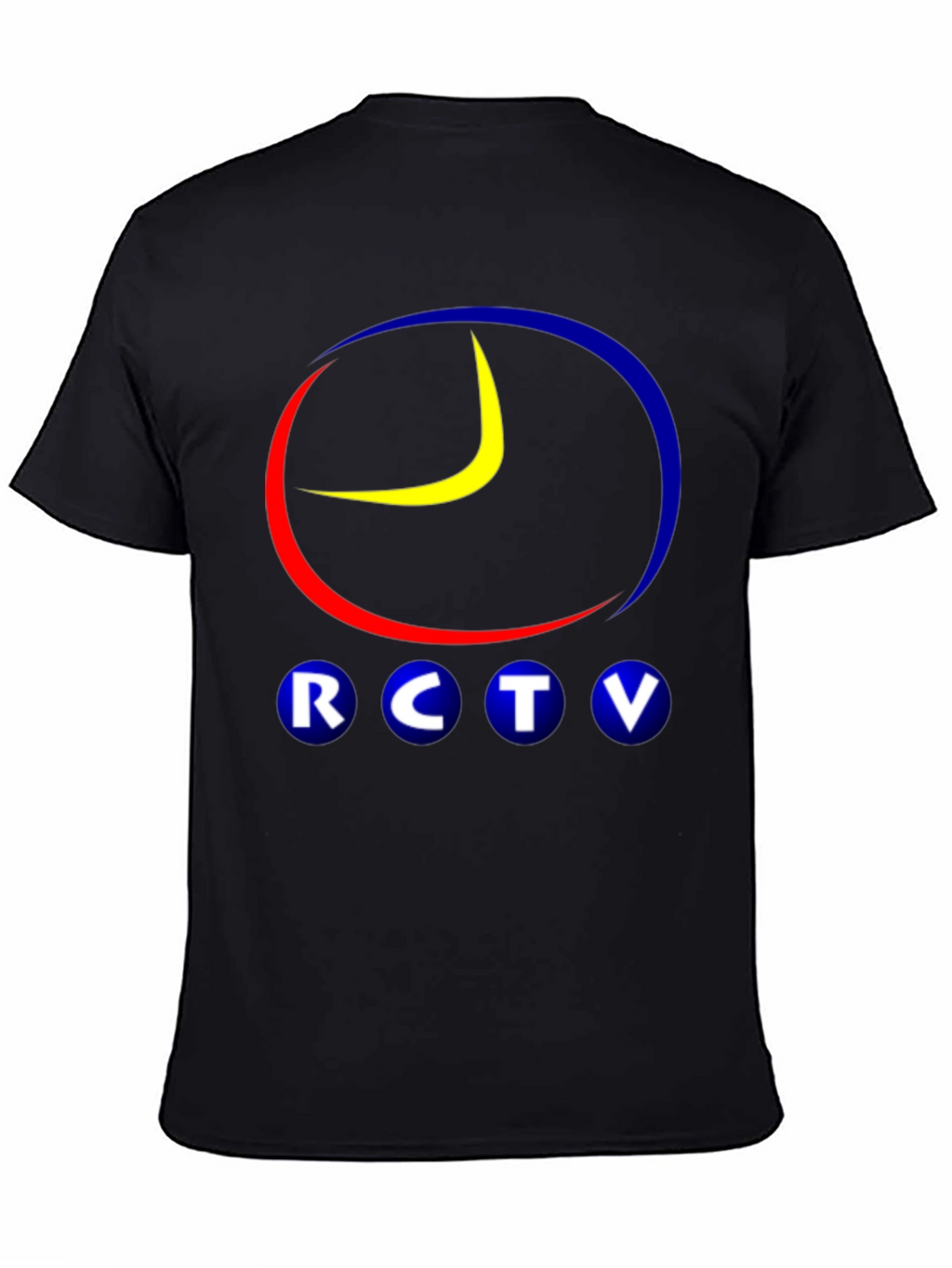 RCTV Logo Graphic Black T-Shirt