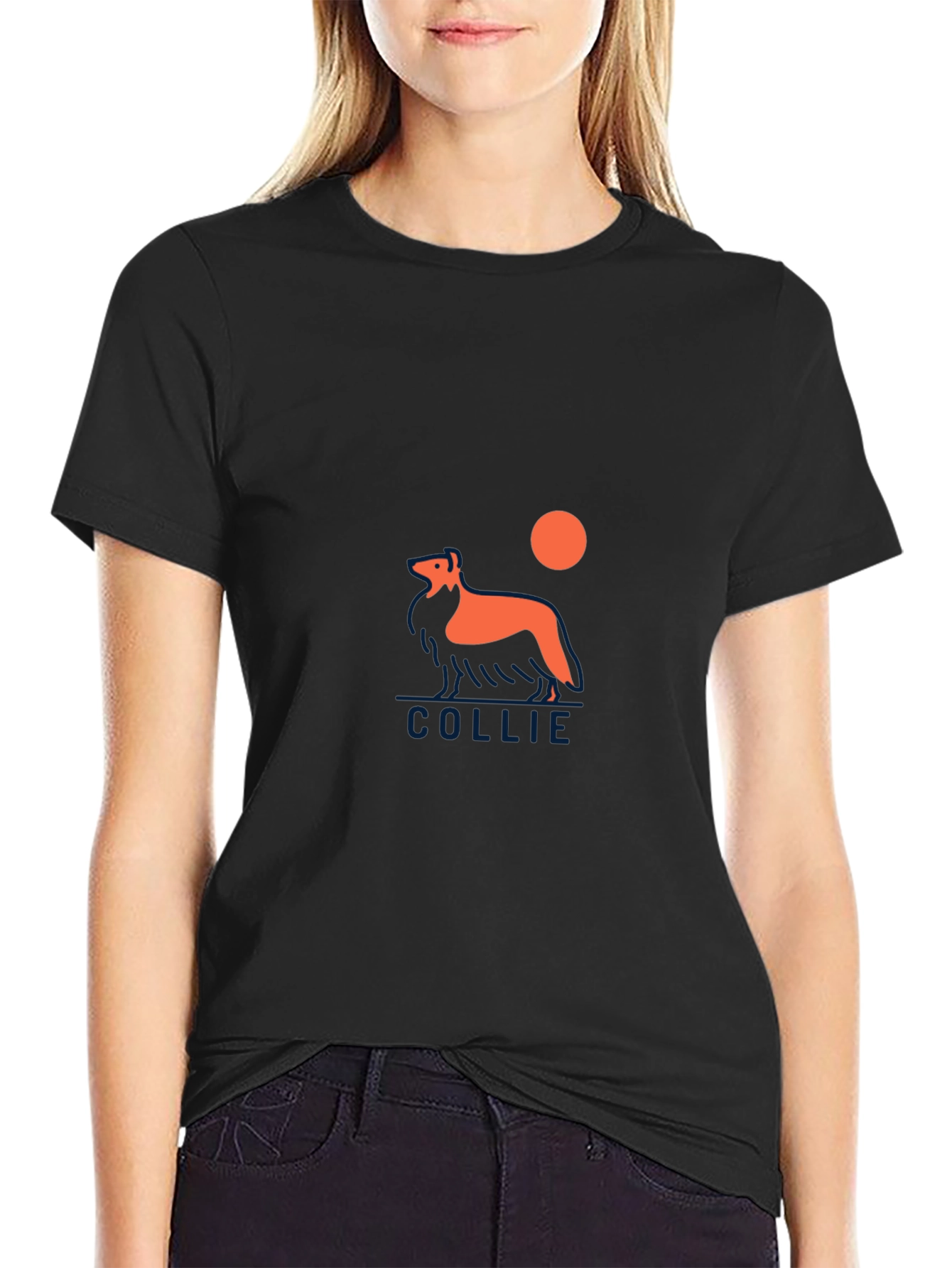 Collie Dog Graphic Tee - Stylish Unisex T-Shirt