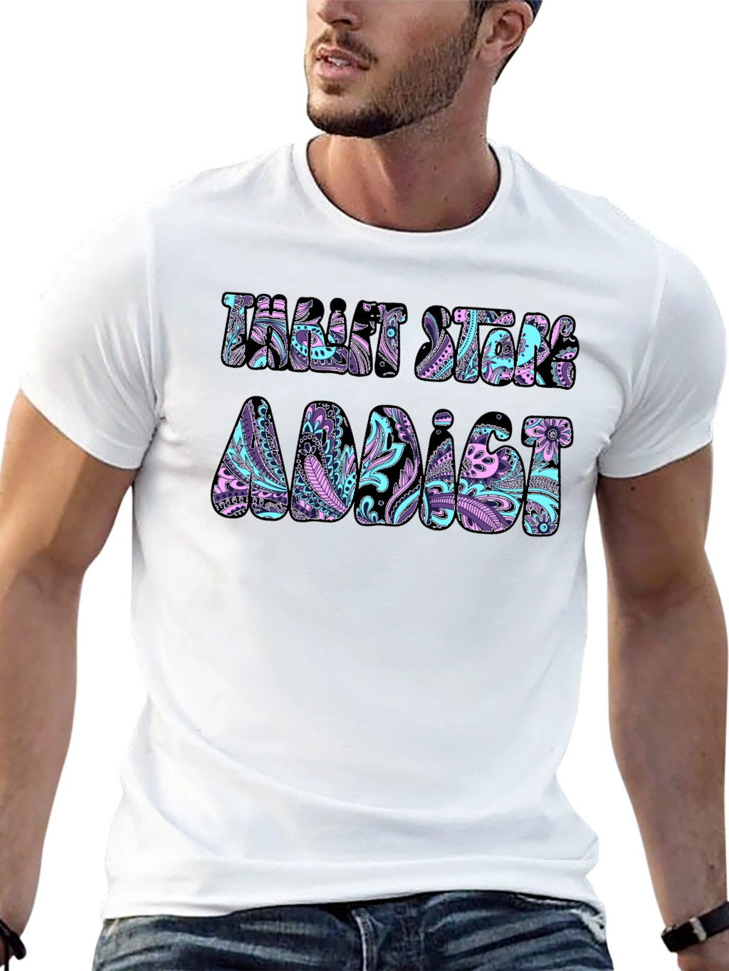 Thrift Store Addict Graphic Tee
