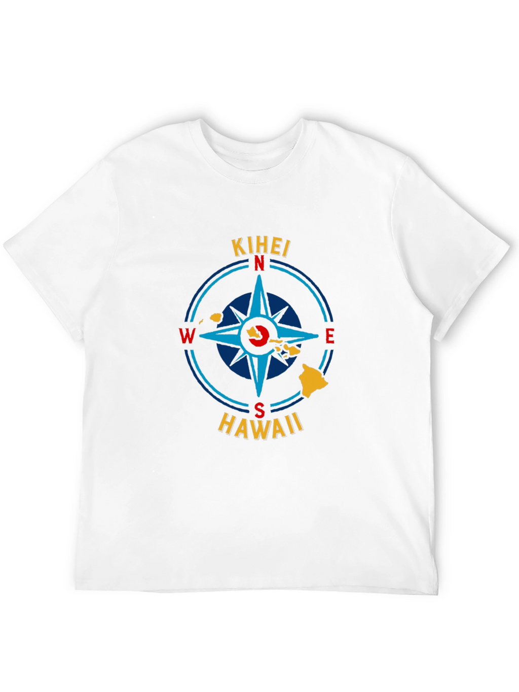 Kihei Hawaii Compass Graphic T-Shirt