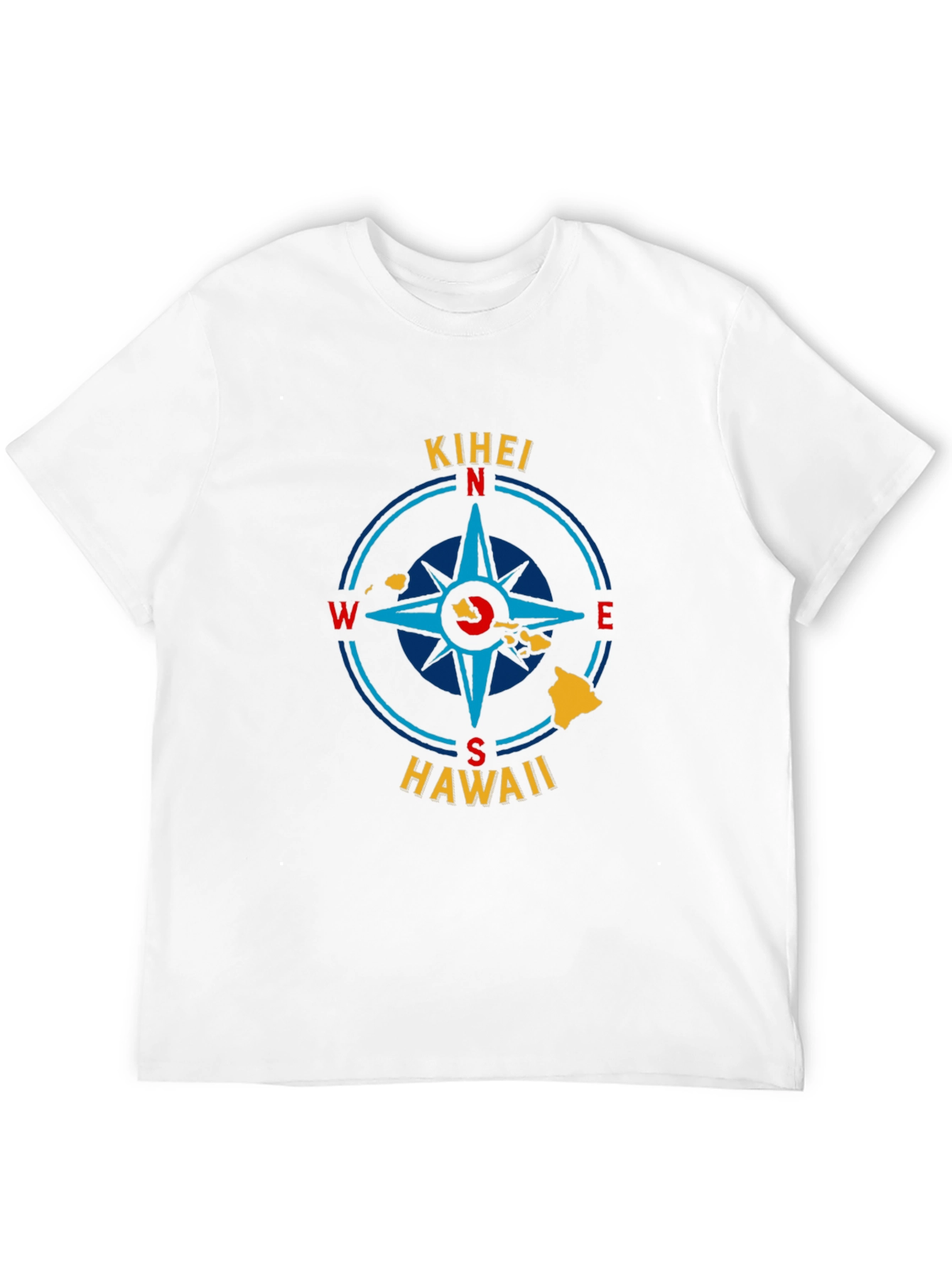 Kihei Hawaii Compass Graphic T-Shirt