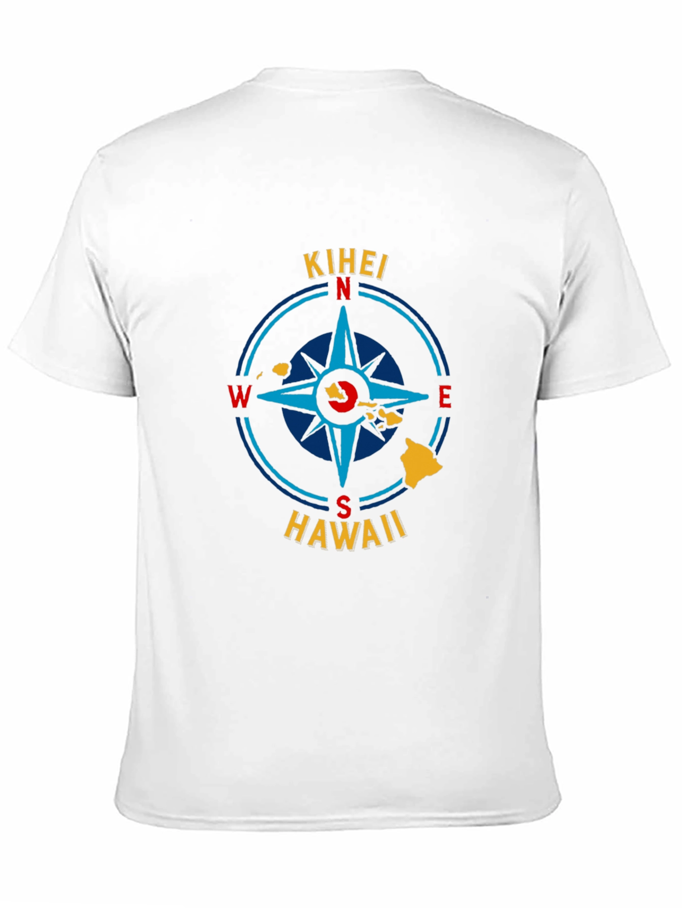 Kihei Hawaii Compass Graphic T-Shirt