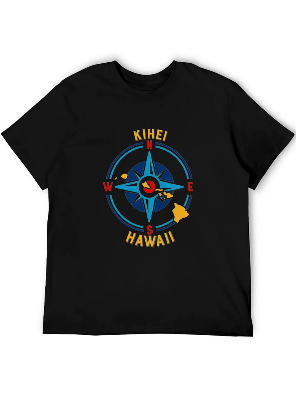 Kihei Hawaii Compass Graphic T-Shirt