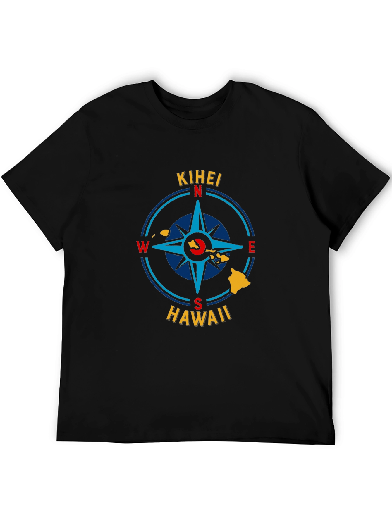 Kihei Hawaii Compass Graphic T-Shirt