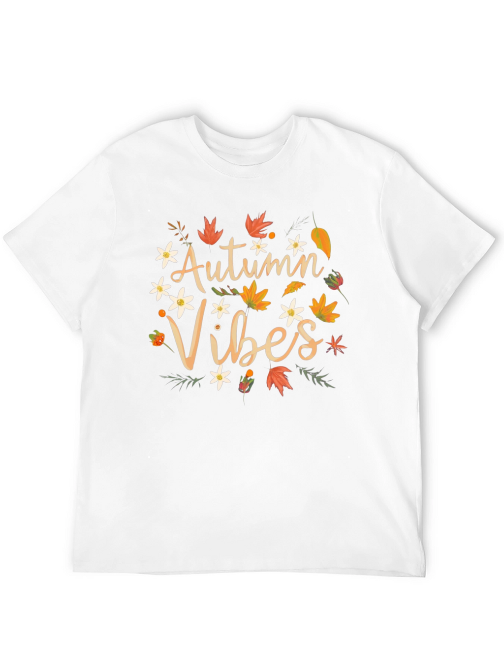 Autumn Vibes Graphic Tee - Fall Season Shirt