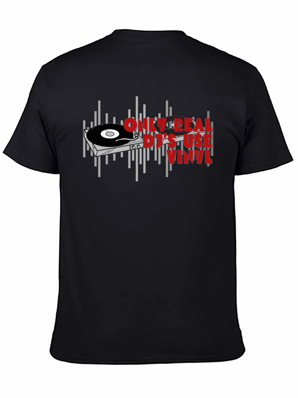 Real DJs Use Vinyl T-Shirt - Music Lover Gift