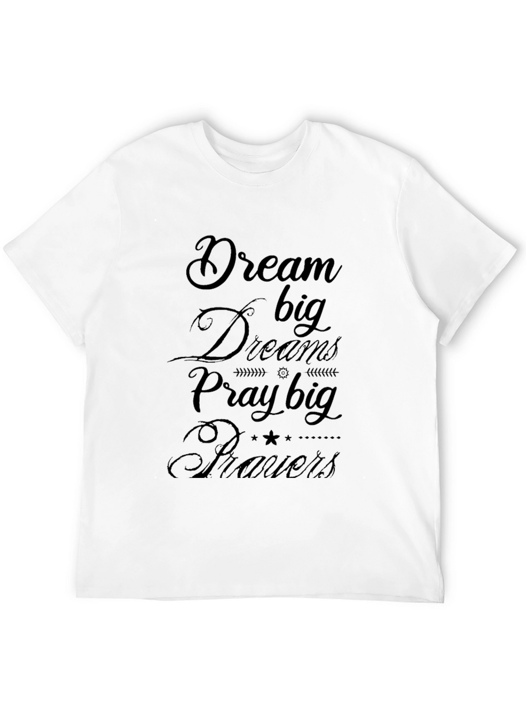 Dream Big Graphic Tee - Inspiring Black T-Shirt
