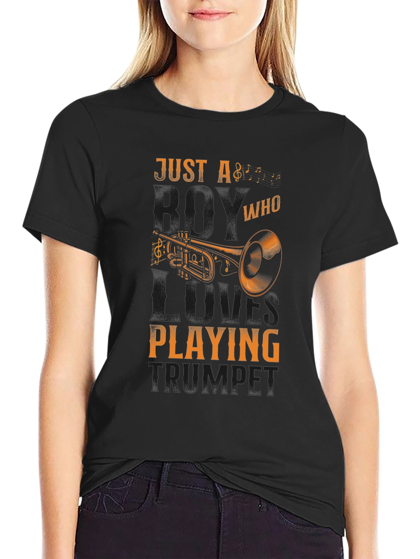 Trumpet Player T-Shirt - Just a Man Who Loves Playing Trumpet