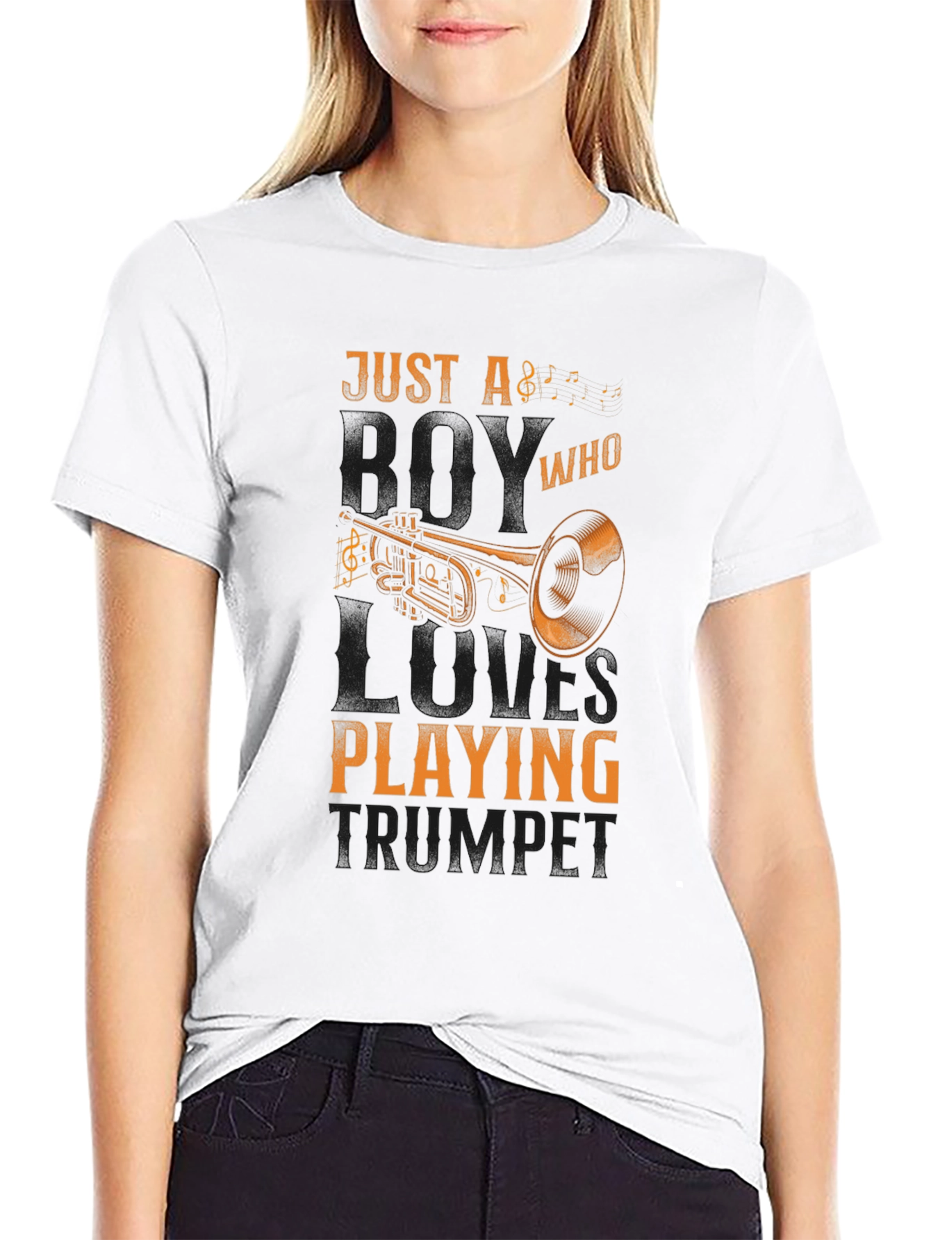 Trumpet Player T-Shirt - Just a Man Who Loves Playing Trumpet